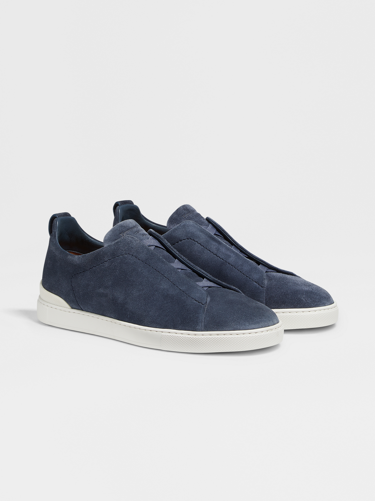 Bright Blue Suede Triple Stitch™ Sneakers
